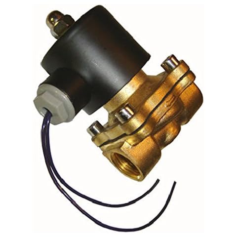 Viking Horns 1/2" Electric Solenoid Air Valve, Normally Closed, For Train Air Horns and Air Suspension, Solid Brass, V506 Cover