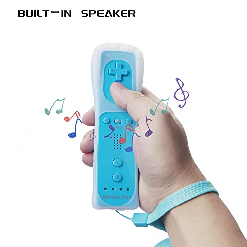 image for ECRABONE Wii Nunchuck Remote Controller with Motion Plus Compatible wi
