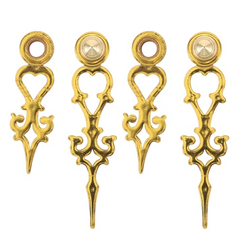 Holibanna 2pcs Cuckoo Clock Hands: Metal Clock Hands Replacement Parts Kit 6.5cm/2.5in Mechanical Movement Watch Parts Repair Tools Gold