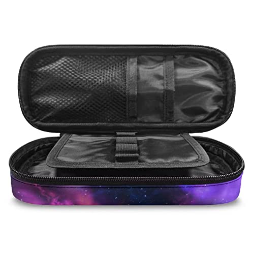 Image of Galaxy Pencil Case Bag Pen Holder School Pencil Box Big Capacity Pen Pouch Marker Cases Multifunction Stationery Organizer for Adults Kids Coin Purse