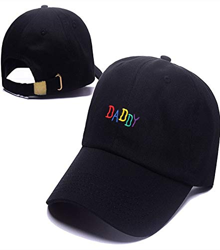 Foetest Adjustable Baseball Cap Colorful Daddy Hat Headdress Leisure Dad-Cap Hat Sunhat Hip-Hop Flat Snapback Metal Buckle #TOP2