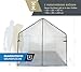 WESTMANN Überwinterungszelt Peperoni | 180x180x200 cm | Pflanzenschutz & Foliengewächshaus zum Überwintern von Pflanzen