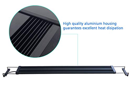 image for COODIA Aquarium Hood Lighting Color Changing Remote Controlled Dimmabl