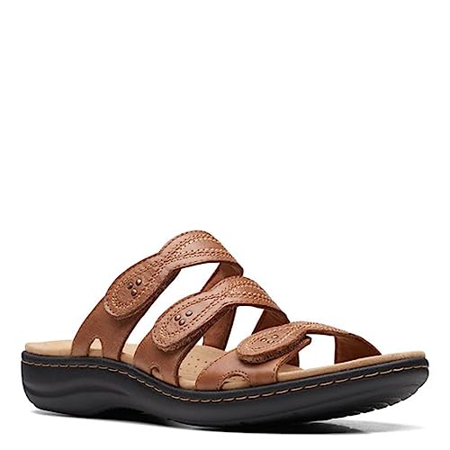 Sandales plates Laurieann Ayla Clarks en cuir authentique et durable