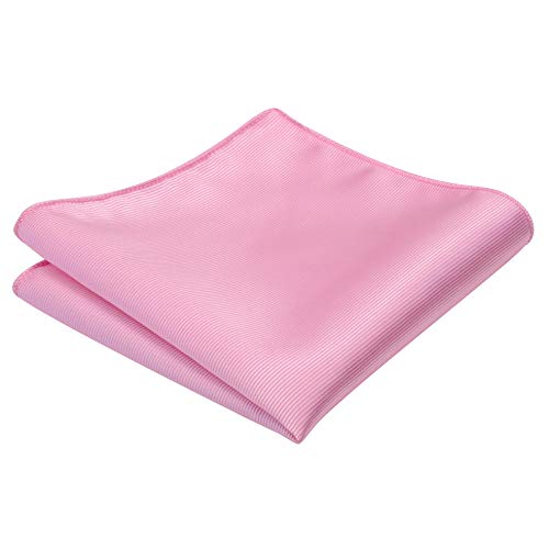 Image of GUSLESON 3.15 inch(8cm) Solid Color Necktie and Pocket Square Cufflinks Sets For Men + Gift Box