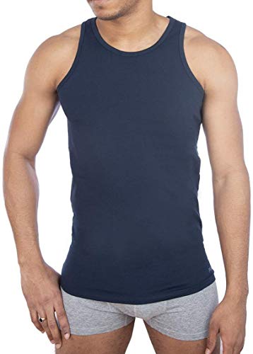 Fila Canottiera Uomo FU5033, Navy, L