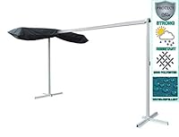 Schutzhülle Premium Standmarkise Terrassenüberdachung Dubai Grau