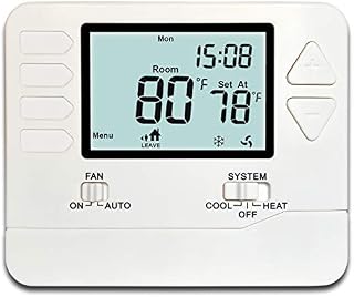 Heagstat H715 5-1-1-Day Multi Stage Programmable Thermostat, 2 Heat/2 Cool, With 4.5 sq