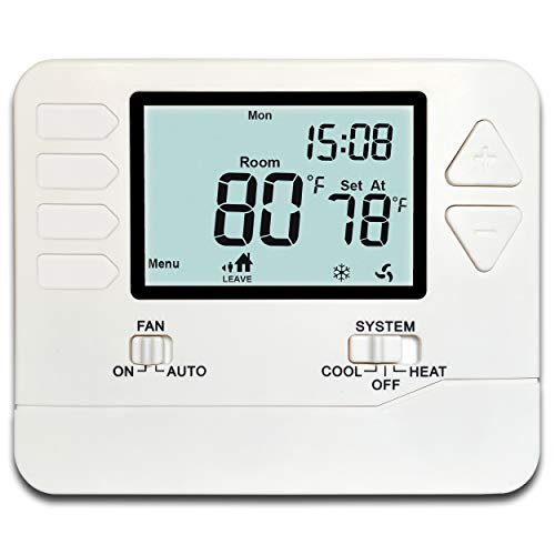 Heagstat H715 5-1-1-Day Multi Stage Programmable Thermostat, 2 Heat/2 Cool, With 4.5 sq