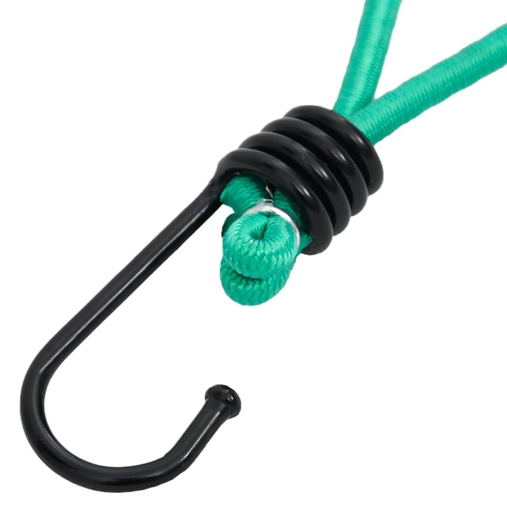 Spanngummis mit Haken 15 cm, 20 Stück, Polypropylen und Gummi Expanderschlingen für Gepäcknetz und Transportnetz, für Auto Kofferraum Organizer und Ladungssicherung