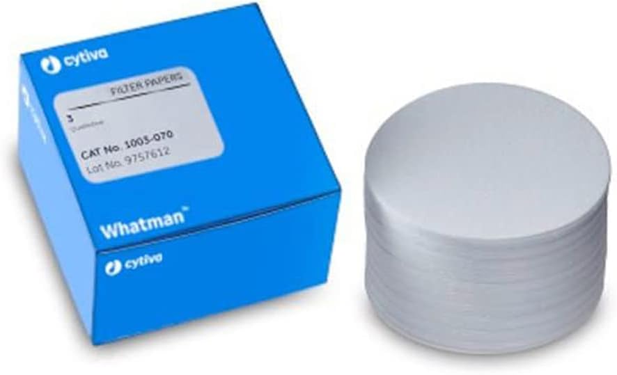 Whatman 1003110 Grade 3 Qualitative Filter Paper Standard, circle, 110 mm (Pack of 100)