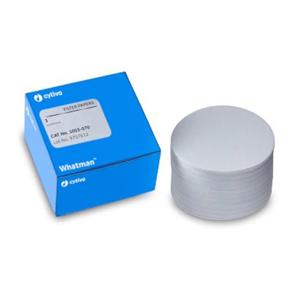 Whatman 1003125 Cellulose Qualitative Filter Paper, Grade 3, Circle