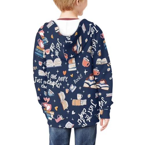 Hoodies for Boys Size 6-16 Teens Sportwear Activewear Zip Up Hoodie Sweatshirt Jacket with Pocket4