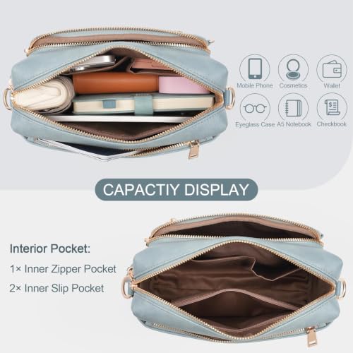Image of Vegan Leather Crossbody Bags for Women Anti theft Purses and Handbag