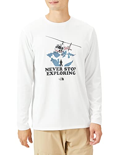 メンズ ロングスリーブワールドバックカントリースキーティー L/S World BC ホワイト L