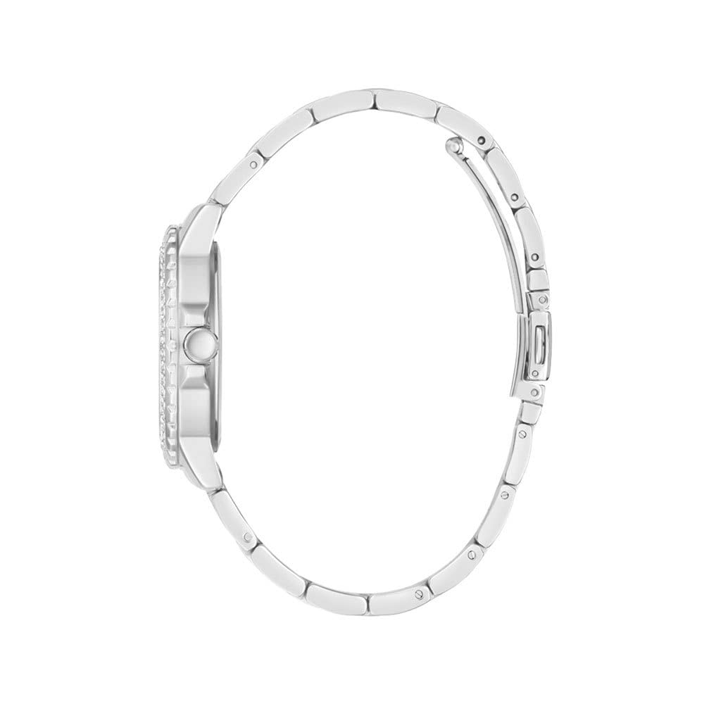GUESS Reloj multifunción de cristal deportivo de 36 mm para mujer