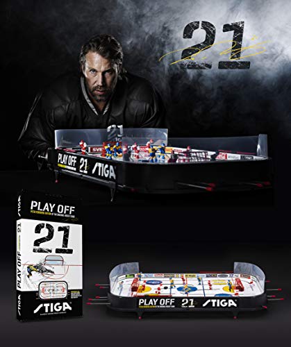STIGA Eishockey Tischspiel Playoff 21 Hockey Spiel für Kinder und Erwachsene – Bild 6