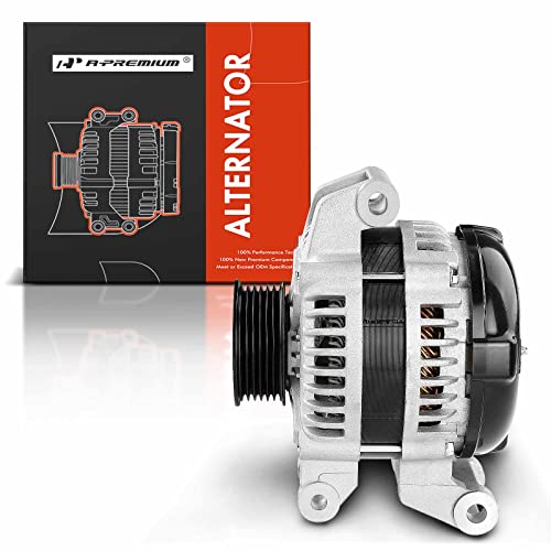 A-Premium Alternator Compatible With Dodge Stratus Chrysler Sebring 2001 2002 2003 2004 2005 2006 2.4L 2.7L, 12V 120Amp Cw 6-Groove Pulley, Replace# 421000-0740, 4606755Aa, 4606755Ad, 421000-0230 #TOP7