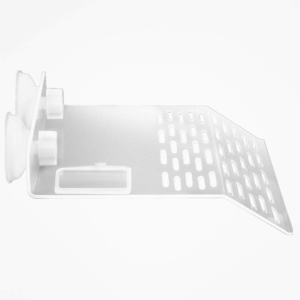 Large Size Acrylic Plastic Turtle Resting Terrace,Fish Tank Aquarium Tortoise Basking Platform with 2PCS Suction Cups