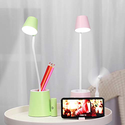 Anself Diodo emissor de luz da lâmpada de mesa proteger dimmable lâmpada de mesa de controle de toqu