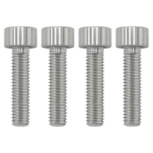 Image of M5x20 Titanium Bolts Hex Socket Cap Screw, Natural Color, 4PC
