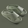 Badkamer slippers sandalen,Draag sandalen met dikke zolen en antislip badslippers in zomer-Lichtgroen_39-40