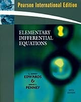 Elementary Differential Equations 013603392X Book Cover