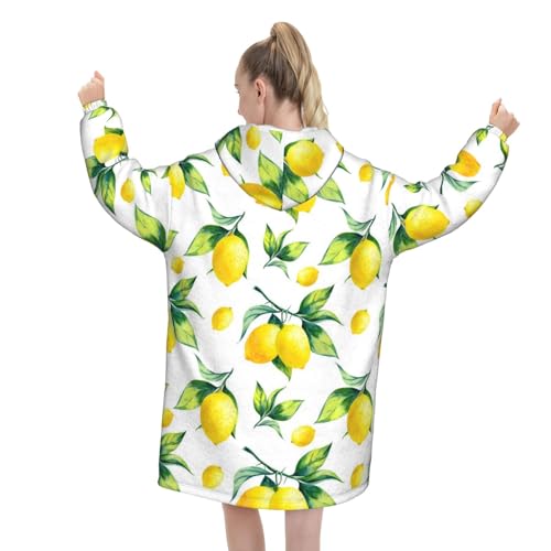 Sweat à capuche couverture contre le froid à la maison pull flanelle avec manches amples