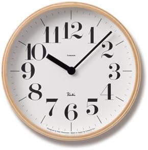 Lemnos RIKI Clock small wall clock made from wood, designed by Japanese Riki Watanabe