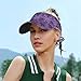 Purple Haunt Mansion Sun Visor Cap for Women Men,Cute Summer Wide Brim Sun Visor Hat Breathable Outdoor Hiking Running Golf