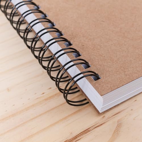 Caderno Sketchbook Kraft para Desenho e Aquarela Folhas 240g - Blackcat