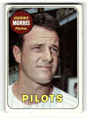 1969 Topps (EXMT) #111 John Morris RC Rookie Seattle Pilots MLB Vintage Baseball Trading Card