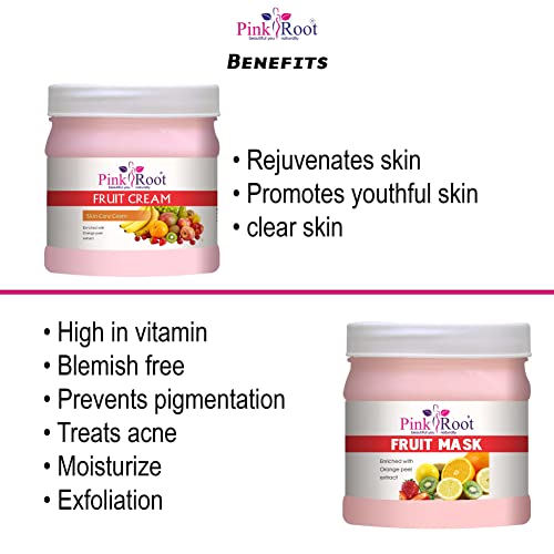 Image of Pink Root Fruit Cream 500gm with Fruit Mask 500gm