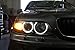 2Pcs 5W White LED Angel Eyes Halo Ring Marker lights Bulb Error Free Compatible with BMW 5 6 7 Series E39 E60 E63 E64 E65 E66 E83 M5 X3 X5 E53