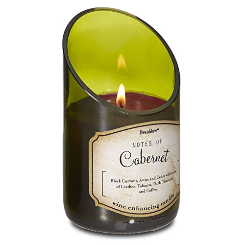 Zings & Thingz 57073736 Cabernet Scented Candle, Green
