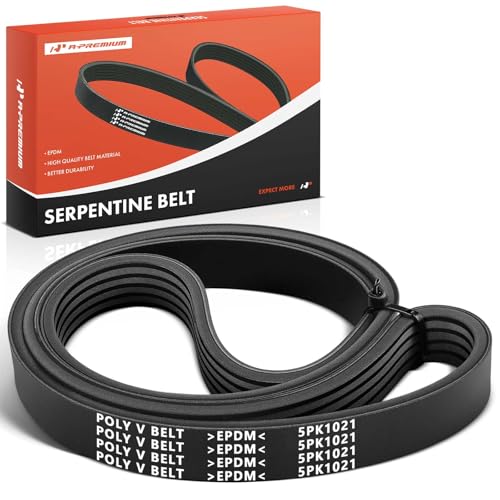 A-Premium 40.24 Inch Engine Serpentine Drive Belt Compatible with Chevrolet Malibu 2004-2012, Classic 2005 & BMW X5 2002-2003 & Pontiac G6 2006-2010, Solstice & Saturn Aura, Sky