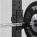 Titan Fitness Flat Foot Power Rack X-3 Series 91-in. H 30-in. D with 4 Weight Plate Holders
