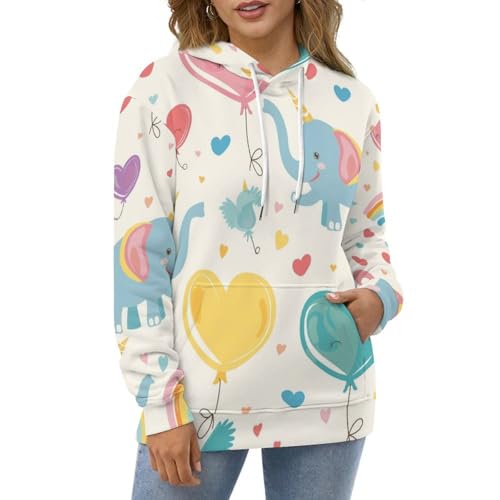 Pull éléphant sweat à capuche doux pour réchauffer vos journées - 2