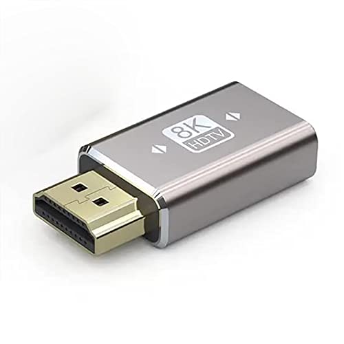 Image of Etzin 8K HDMI Female Adapter, Standard 2.1 Version, Male to Female Extension for Camera, Laptop, Ultra HD, 3D (EPL-951H)