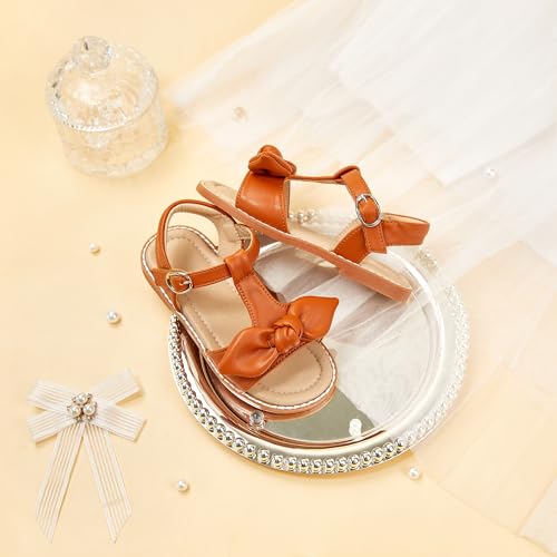 ESTINE Girls Sandal Dress Shoe for Toddler/Little Kid Party School Shoe4