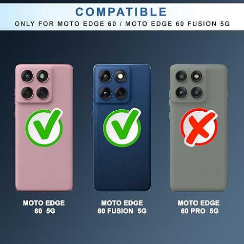 Image of CEDO Backcover for Motorola Moto Edge 60 / Moto Edge 60 Fusion (5G) | Camera Protection Bump Shockproof Edge | Ultra Hybrid Transparent Acrylic Clear TPU+PC Hard Backcase Cover (Black)