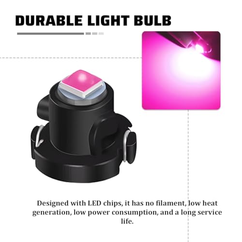 Bombilla LED T4.2 para interior de auto 20 piezas miniatura 3