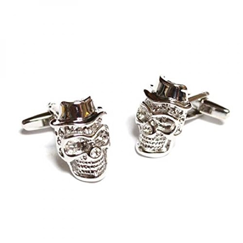Gtr Mancuernillas Hombre Calaveras con Sombrero miniatura 1