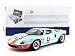Produktbild Solido S1803001 Ford GT40 MK1#9, Bj. 1968, 24h Le Mans, Modellauto, 1:18, blau/orange
