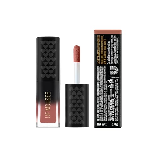 Image of Lakme Xtraordin-Airy Lip Mousse, Velvet Matte Finish, with air-light texture, enriched with cocoa butter for nourished & moisturised lips, Liquid Lipstick - Blush Nude (1.8g) (Pack of 2)