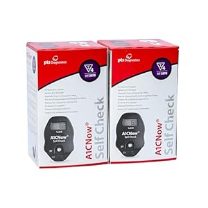 A1CNow glycated Hemoglobin – HbA1c, Hemoglobin A1C Multi-Test System 8 Tests