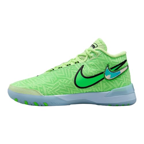 Lebron NXXT Genisus Basketball Shoes (HF0712-700, Barely Volt/Celestine Blue/Black/Green Strike)