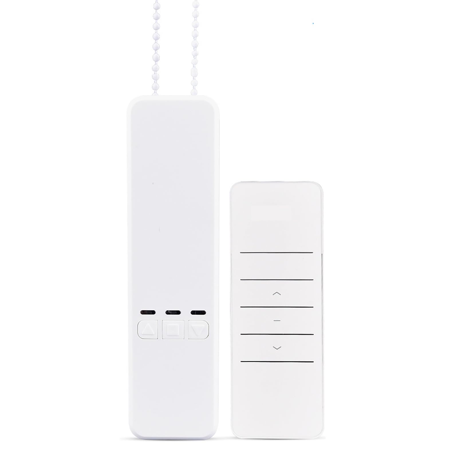 MObyat Ouvre-Porte Intelligent Motorisé pour Stores À Enrouleur À Chaîne, Moteur Intelligent pour Rideaux À Cordon avec Télécommande Et Commande Vocale, Réglage L'heure, Mémoire Coupure Courant