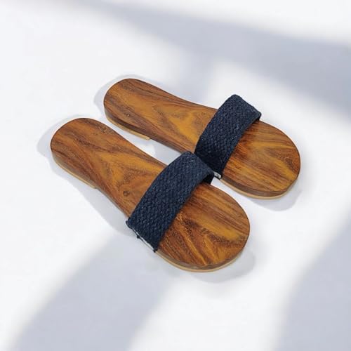 Image of Slippers For Men| Lakdi Ki Paduka, Chappal For mandir Or Puja Ghar| Khadau Chappal For Men (Size-6-8UK) (Rosewood-Brown)