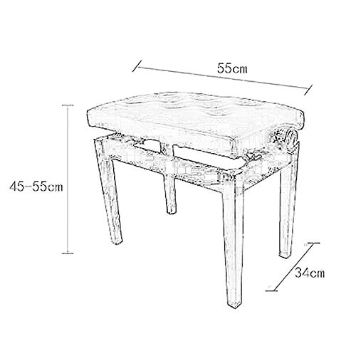 TEmkin Tabouret de Piano Tabourets de Piano Banc de Piano épais en Bois pour 1 Personne Banc de Piano rembourré réglable en Hauteur, Tabouret de Piano électronique Tabouret de Piano Noir - Les Beatles, Paul McCartney, John Lennon, RIngo Starr, George Harrison TEmkin Tabouret de Piano Tabourets de Piano Banc de Piano épais en Bois pour 1 Personne Banc de Piano rembourré réglable en Hauteur, Tabouret de Piano électronique Tabouret de Piano Noir – Image 8